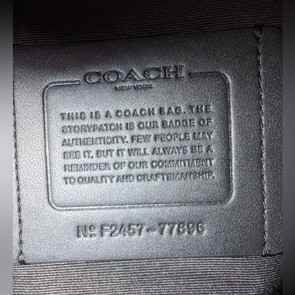 Coach Trekker Bag 52 Brown Signature Canvas Duffel luggage carry on - Picture 11 of 11